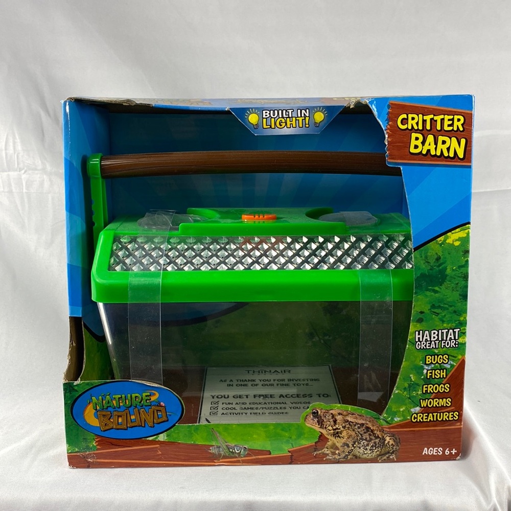Nature Bound Bug Catcher Critter Barn Habitat with light kit Insects Spring Toy